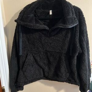 Black Free People Nantucket Fleece